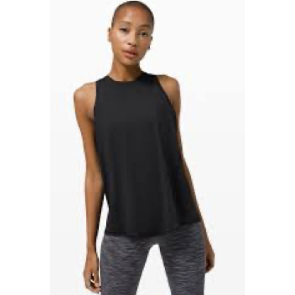 NEW Lululemon All Tied Up Tank Women's 8 Black Athletic Gym